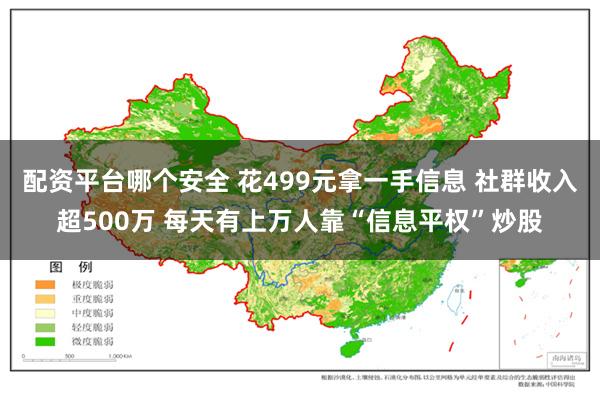 配资平台哪个安全 花499元拿一手信息 社群收入超500万 每天有上万人靠“信息平权”炒股