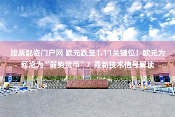 股票配资门户网 欧元跌至1.11关键位！欧元为何沦为“弱势货币”？最新技术信号解读