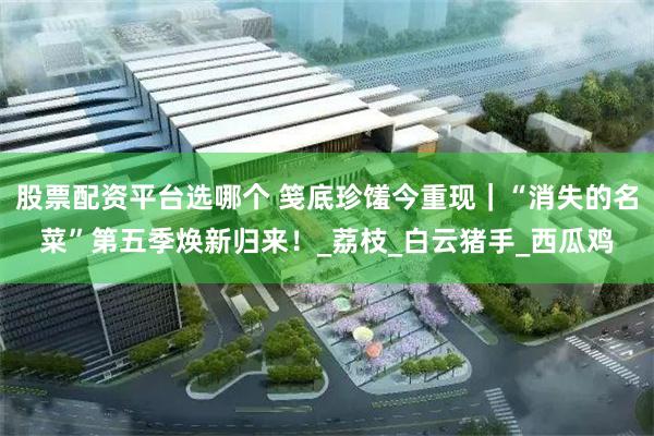 股票配资平台选哪个 笺底珍馐今重现｜“消失的名菜”第五季焕新归来！_荔枝_白云猪手_西瓜鸡