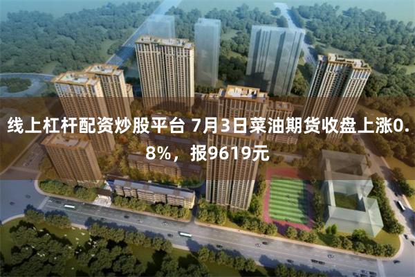 线上杠杆配资炒股平台 7月3日菜油期货收盘上涨0.8%，报9619元
