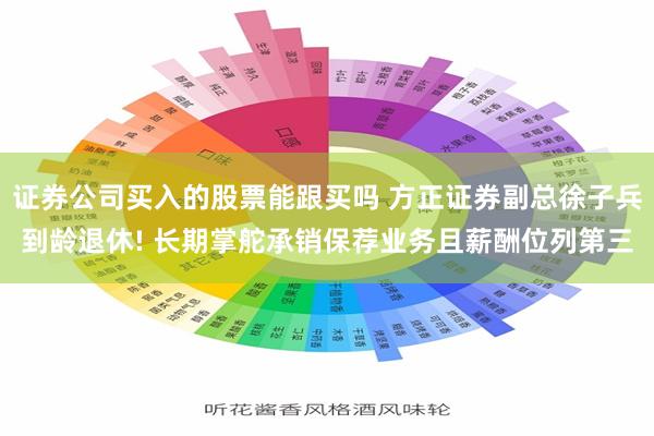 证券公司买入的股票能跟买吗 方正证券副总徐子兵到龄退休! 长期掌舵承销保荐业务且薪酬位列第三